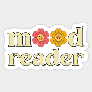 Mood Reader Sticker Book Aesthetic Vinyl Sticker Laptop Sticker Book Stickers Book Lover Gifts Stickers Laptop Bookish Sticker Pack Sticker